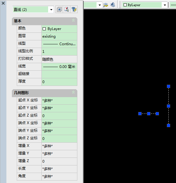两条线的Z坐标都是0，为何无法使用F命令？