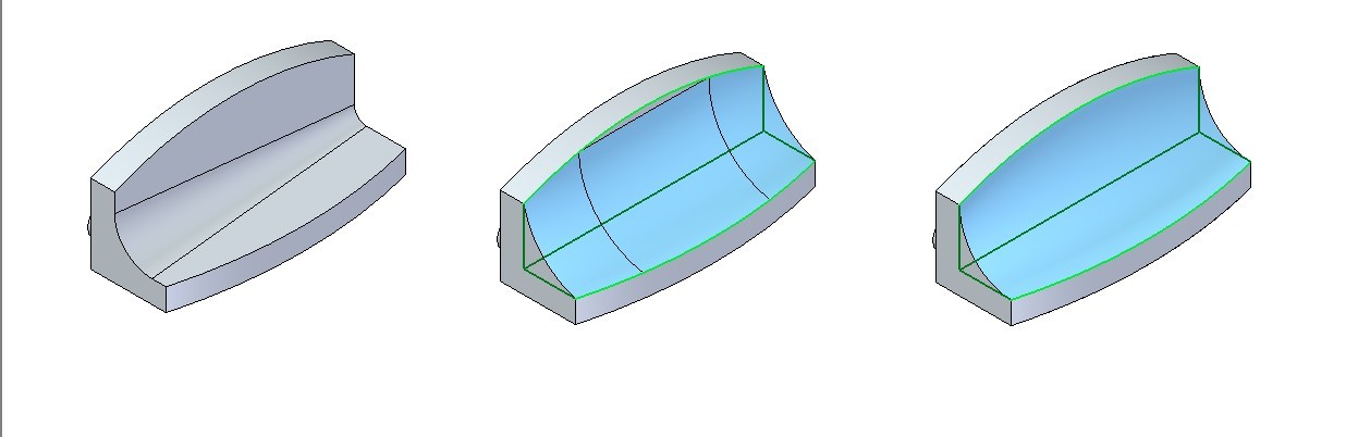 5.B solid edge ST3 同步建模-面之间倒圆