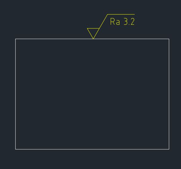 求助：AUTOcad Mechanical 2018 粗糙度怎么简化