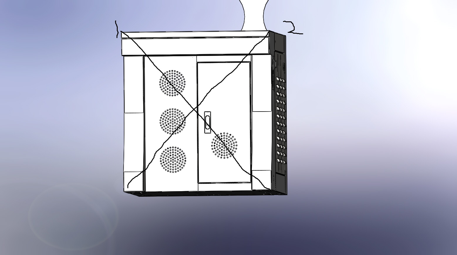 钣金件对角线问题