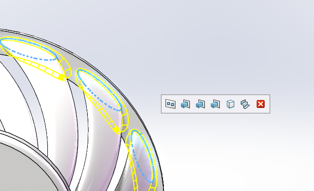 请问SOLIDWORKS画圆角的时候，如图所示的多选的选择框怎么主动显示出来 ... ...
